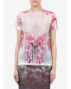 Prabal Gurung Printed Cotton Blend Jersey T Shirt - Lyst