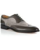 Stemar Contrast Suede Oxford Shoe - Lyst