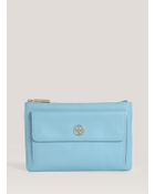 Tory Burch Robinson Leather Zip Pouch - Lyst
