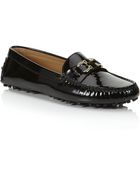 Ferragamo Soft Patent Leather Loafer - Lyst