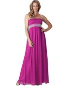 Js Boutique Pink Beaded Gown - Lyst