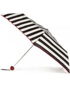 Lulu Guinness Stripe Print Superslim Umbrella - Lyst