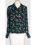 Rachel Roy Long Sleeve Shirt - Lyst