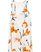 Diane von Furstenberg Cheryl Printed Silk Top - Lyst