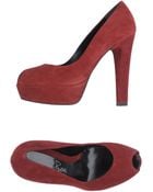 Emanuela Passeri Pumps With Open Toe - Lyst