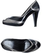 Hartian-bourdin Courts With Open Toe - Lyst
