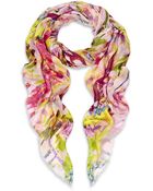 Matthew Williamson Floral Montage Scarf - Lyst