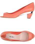 Miu Miu Pumps with Open Toe - Lyst
