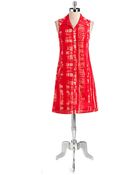Nine West Tie Dye Shirtdress - Lyst