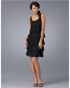 Patra Tiered Scoop Neck Bubble Dress - Lyst