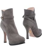 Prada Ankle Boots - Lyst