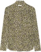 Equipment Brett Leopardprint Washedsilk Shirt - Lyst