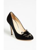 Charlotte Olympia Kitty Pump - Lyst