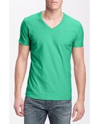 Diesel Tos Extra Trim Fit Vneck Slub Tshirt - Lyst