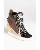 Giuseppe Zanotti Wedge Sneaker - Lyst