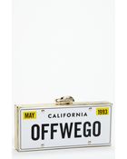 Kate Spade Road Trip License Plate Clutch - Lyst