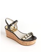 MICHAEL Michael Kors Persia Platform Wedge Sandals - Lyst