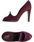 Rene Caovilla Courts With Open Toe - Lyst