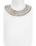 Topshop Chunky Box Collar Necklace - Lyst