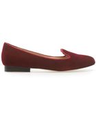 Zara Basic Velvet Slipper - Lyst