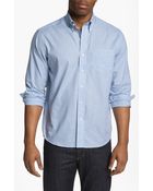 Cutter & Buck Lasell Regular Fit Sport Shirt Big Tall - Lyst