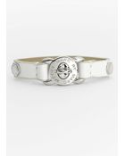Marc By Marc Jacobs Turnlock Bolts Leather Bracelet - Lyst