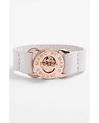 Marc By Marc Jacobs Turnlock Leather Bracelet - Lyst