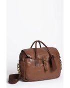 Polo Ralph Lauren Leather Commuter Bag - Lyst