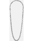Topshop Zebra Chain Necklace - Lyst