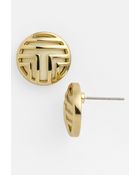 Tory Burch Color Frete Stud Earrings - Lyst