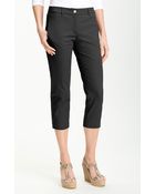 Eileen Fisher Slim Capri Pants - Lyst