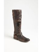 Frye Phillip Studded Harness Boot - Lyst