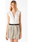 Maje Anaig Mixed Media Dress - Lyst