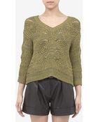 McQ by Alexander McQueen Cottonwool Knit Sweater - Lyst