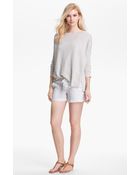 Vince Cotton Sweater - Lyst