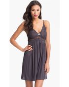 Eberjey Colette Chemise - Lyst
