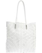 McQ by Alexander McQueen Lazer Cut Out Large Tote - Lyst