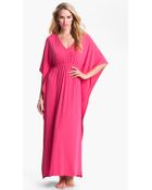 Natori Jersey Caftan - Lyst