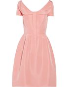 Oscar de la Renta Silkfaille Dress - Lyst