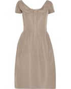Oscar de la Renta Silk Dress - Lyst