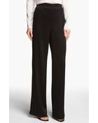 St. John Kate Liquid Satin Pants - Lyst
