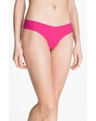 Steve Madden Raw Edge Thong - Lyst