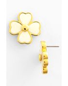 Tory Burch Shawn Stud Earrings - Lyst