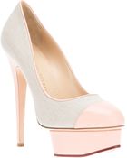 Charlotte Olympia Bicolour Pump - Lyst