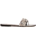 Gina Crystal Embellished Sandal - Lyst