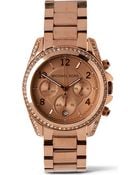 Michael Kors Mk5263 Blair Rose Gold-Plated Watch - Lyst