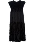 Issey Miyake Cauliflower Crepe Shift Dress - Lyst