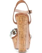 Kg Kurt Geiger Nala Cork Platform Sandals - Lyst