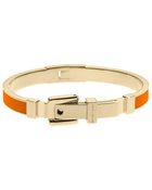 Michael Kors Goldtone Buckle Bangle Bracelet - Lyst