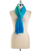 Oscar de la Renta Jacquard Print Scarf - Lyst